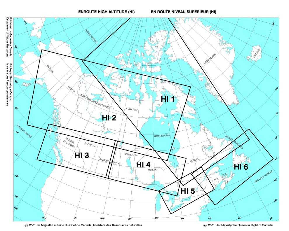 CANADA IFR High Altitude Enroute Charts