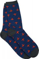 Airplane Socks - Blue and Orange